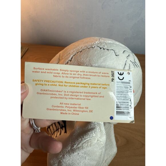Drew Oliver’s GIANTmicrobes Plush - Skull (Regular) W Tag! PD-3027 - Picture 9 of 12